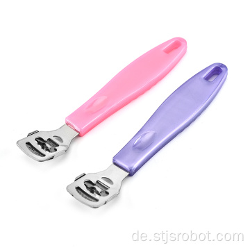 heißer Verkauf Edelstahl Fußschaber Dead Skin Messer Pediküre Peeling Tools